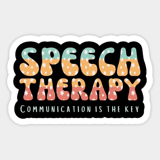 Special Education Neurodiversity OT AAC Language Pathologist Sticker by Awesome Soft Tee